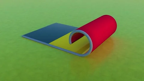 Belgium Flag Stock Footage 255460609