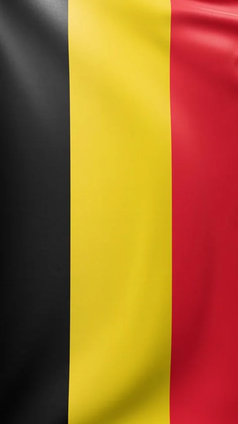 Belgium flag  Stock Footage 302741963
