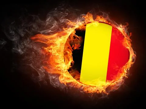 Belgium Flag Stock Illustration