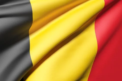 Belgium flag Stock Illustration