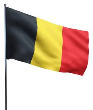 Belgium Flag Image Stock Illustration