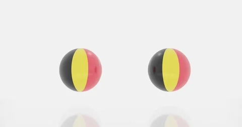 Belgium flag symbol Video stock 185885405