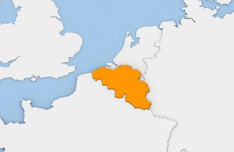 Belgium Stock Illustration