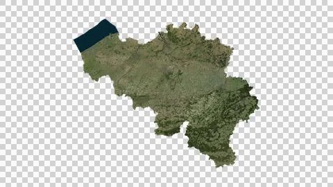 Belgium Map Stock Illustration