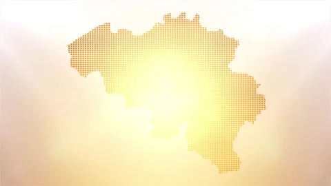 Belgium Map Opener Stock Footage 247888211