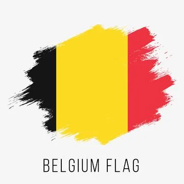 Belgium Vector Flag. Belgium Flag for Independence Day Stock Illustration