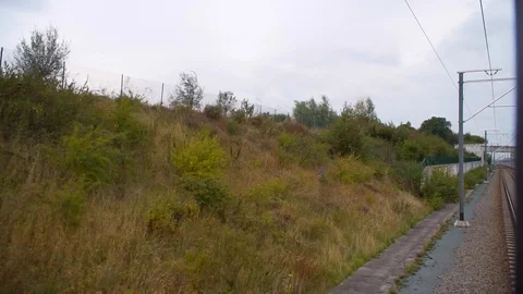 Belgium view from the train of autumn 動画素材 95911780