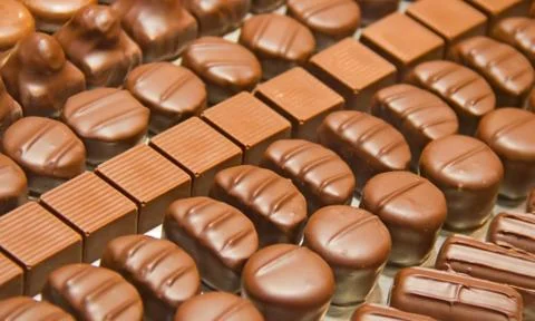 Belgiun chocolate Stock Photos