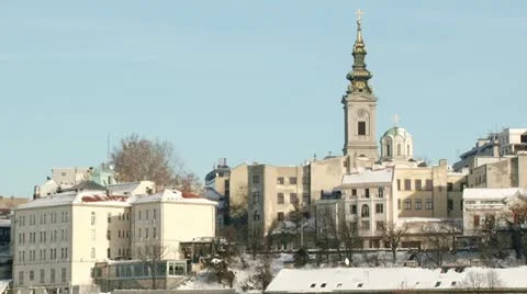 Belgrade, buildings Stock Footage 14892634
