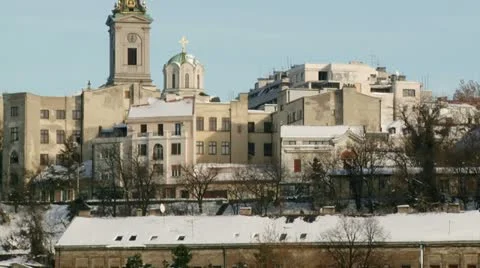 Belgrade, buildings Video stock 15011788