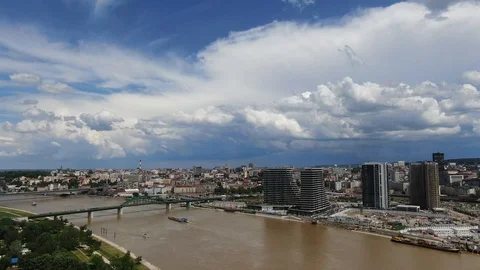 Belgrade Drone Aerial 1 Stock Footage 108362289