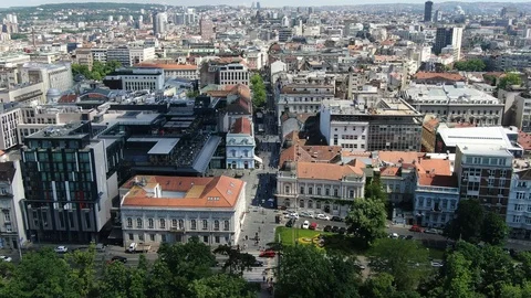 Belgrade Drone Aerial 11 Stock Footage 108524494