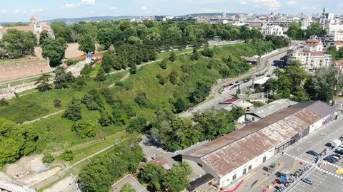 Belgrade Drone Aerial 3 Stock Footage 108515365