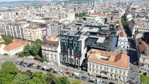 Belgrade Drone Aerial 4 Stock Footage 108522392