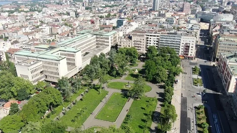 Belgrade Drone Aerial 5 Stock Footage 108522873