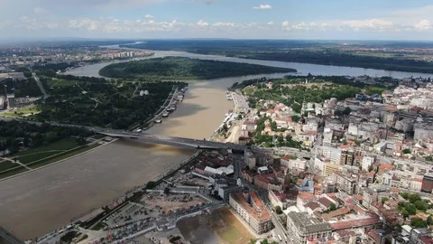 Belgrade Drone Aerial 6 Stock Footage 108523138