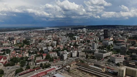 Belgrade Drone Aerial 8 Stock Footage 108523472