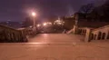 Belgrade Fortress stairs at night in time lapse 4k or 4k+ Resolution