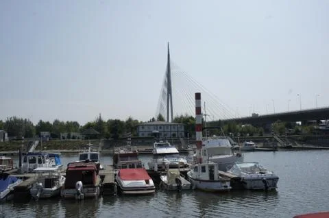 Belgrade landmarks Stock Photos
