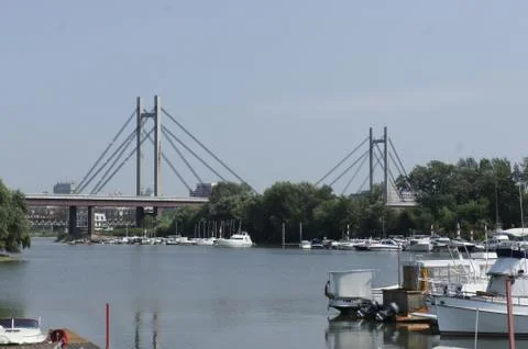 Belgrade landmarks Stock Photos