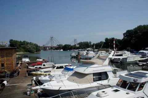 Belgrade landmarks Stock Photos