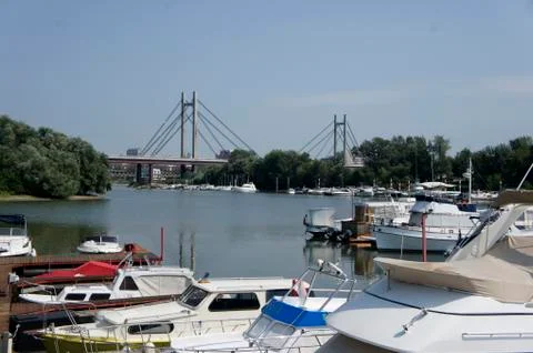 Belgrade landmarks Stock Photos