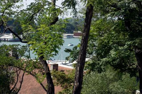 Belgrade landmarks Stock Photos