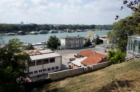 Belgrade landmarks Stock Photos