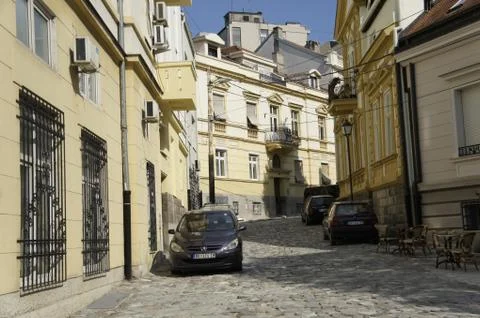 Belgrade landmarks Stock Photos