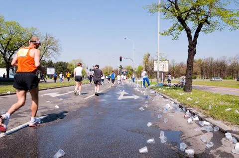 Belgrade marathon Stock Photos