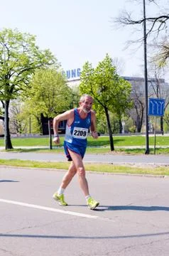 Belgrade marathon Stock Photos