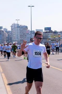 Belgrade marathon Stock Photos