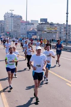 Belgrade marathon Stock Photos