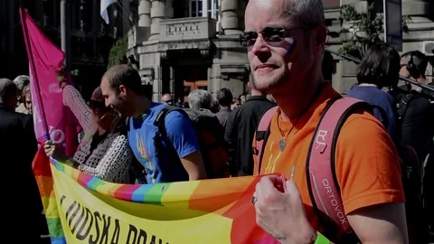 Belgrade Pride 動画素材 75908762