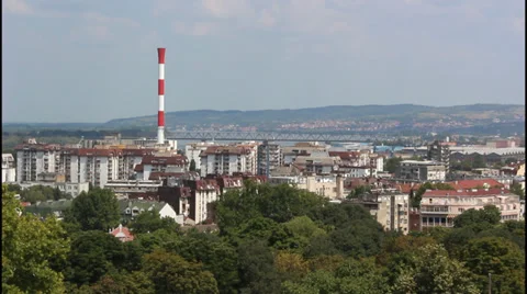 Belgrade, view of the city Video stock 32289243
