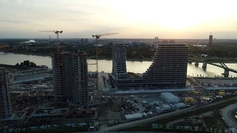 Belgrade waterfront Stock Footage 109150719