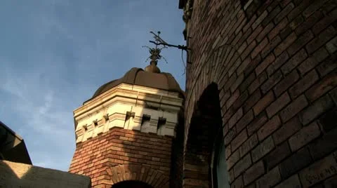 Belgrade, Zemun, Tower Vídeo Stock 10837611