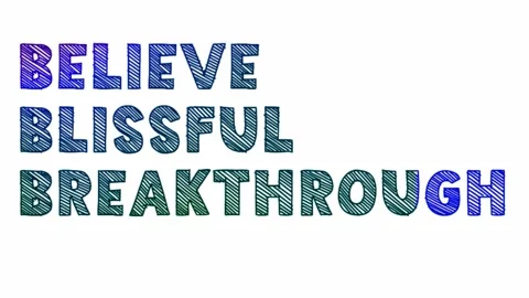 Believe Blissful Breakthrough Stock Footage 281859576