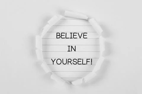 Believe In Yourself Stock Photos