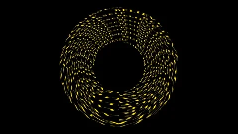 Believe in yourself spinning circular text logo 스톡 동영상 276288575