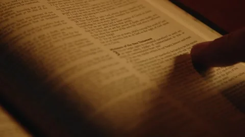 Believer Reading Holy Text Stock Footage 279560318