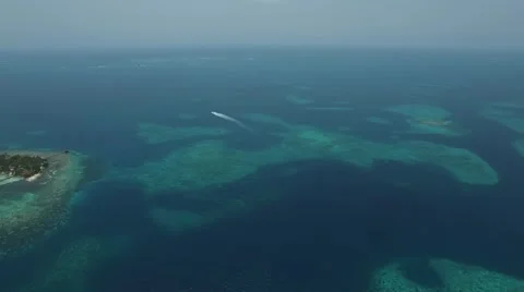 Belize arial shot Video stock 58636318