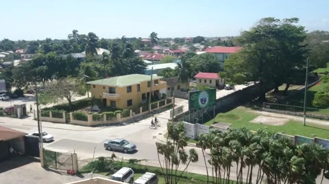 Belize City Daytime Stock Footage 66428428