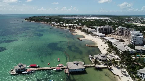 Belize-Coastline-1 Video stock 128902519