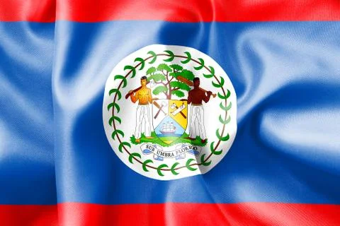 Belize Flag イラスト素材