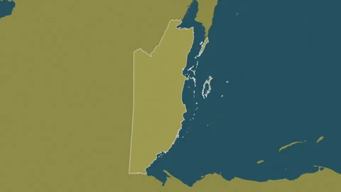 Belize map - drive. Border. Pattern. | Stock Video | Pond5