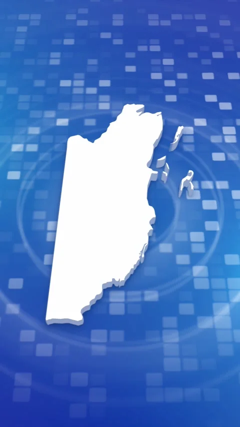 Belize Map Intro Stock Footage 259978829