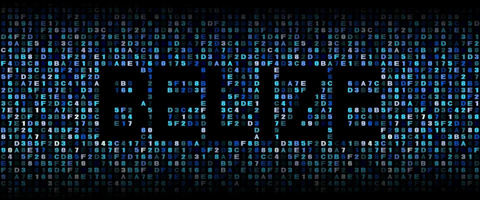 Belize text on hex code illustration Stock-Illustration