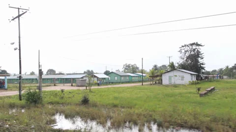 Belize village Stock Footage 39105631