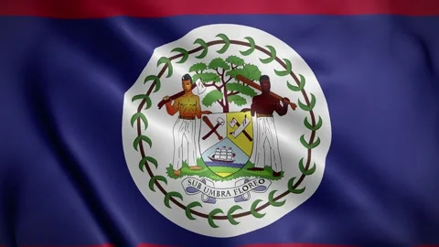 Belize waving flag, 4k Belizean Flag Wav... | Stock Video | Pond5